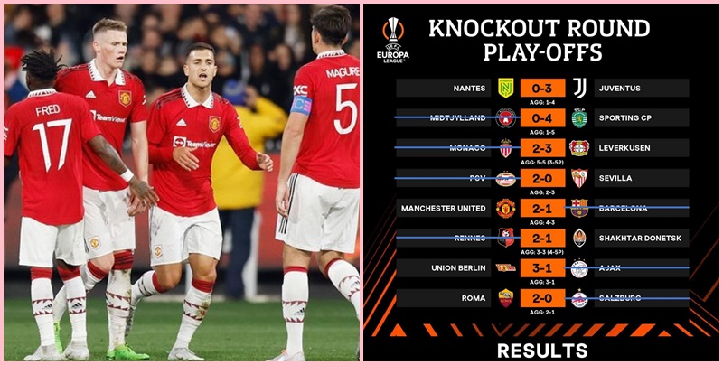 Chuyện gì đã xảy ra ở loạt trận lượt về knock out UEFA Europa League ?