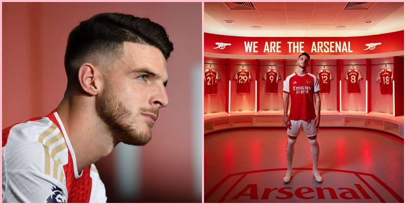 Declan Rice nói gì về ngày trọng đại được ra mắt Arsenal ?